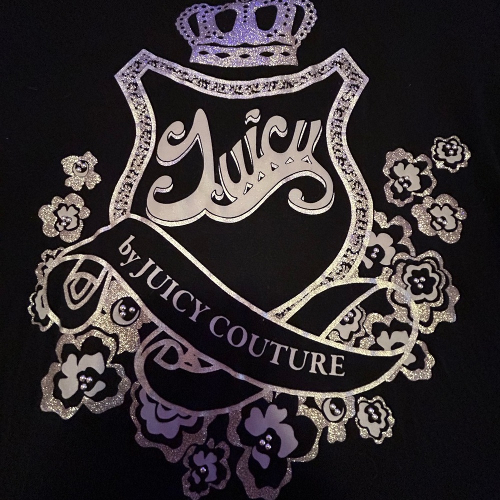 Juicy Couture long sleeve black top 🖤
